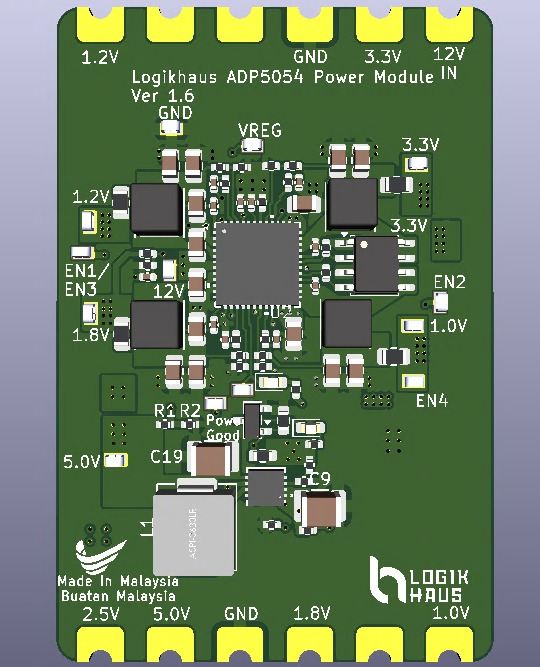 Logikhaus Power Module LogikHaus FPGA & Video Processing Module